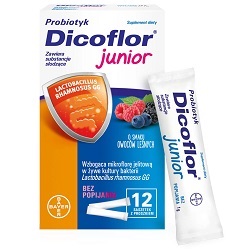 Dicoflor Junior 12 sasz. * + bebilon junior 200 ml gratis!