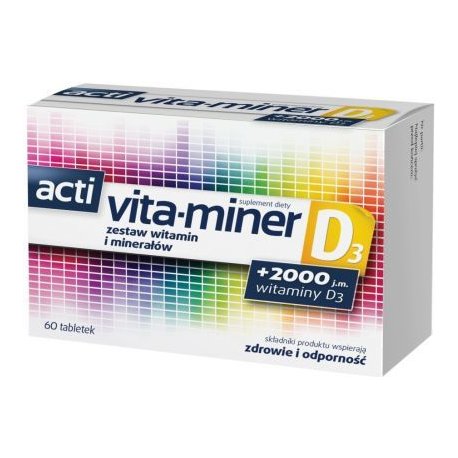 Acti Vita-miner D3 60 tabl. *