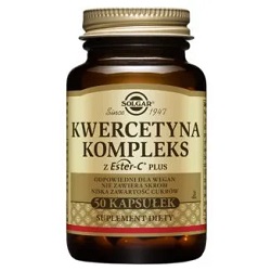 SOLGAR Kwercetyna Kompleks z Ester-C Plus-50 kaps. *