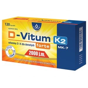 D-Vitum Forte 2000 j.m. K2 120 kaps. *