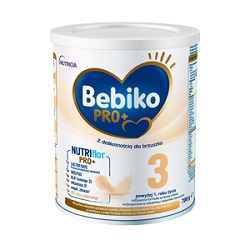 Bebiko PRO+ 3, odżywcza formuła na bazie mleka dla dzieci powyżej 1. roku życia, 700 g *