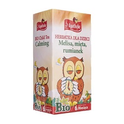 Herbatka dla dzieci - melisa, mięta i rumianek po 6 miesiącu bio (20 x 1,5 g) 30 g -APOTHEKE*