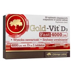 Olimp Gold-Vit D3 Fast 4000 j.m. tabl. 30 tabl. *