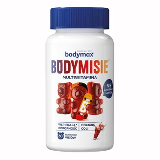 Bodymax Bodymisie o smaku coli żelki 60 sztuk *