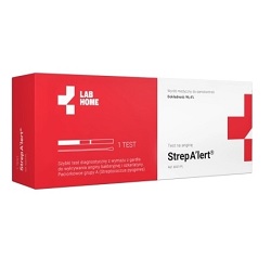 Test na paciorkowce STREP A&rsquo;LERT 1 sztuka *