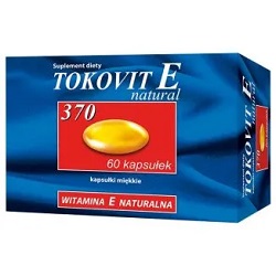 Tokovit E 370 natural kaps.elast. 60kaps. *
