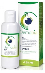 Demopia, płyn do oczyszczania podrażnionej skóry powiek oraz twarzy, 100 ml *