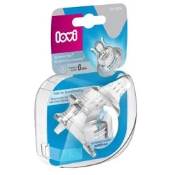 Lovi smoczek do butelek, średni przepływ, 6 m+, 2 szt. *