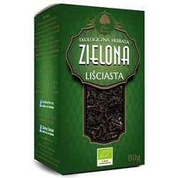 Herbata zielona liściasta Bio 80g Dary Natury*