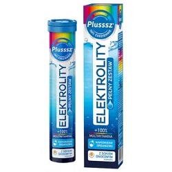 Plusssz Elektrolity+100% Multiwitamina tab.mus.24 tabl.