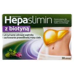 Hepaslimin z biotyną tabl. 30 tabl. *