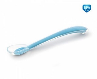 Canpol Babies łyżeczka do karmienia silikonowa niebieska 51/010 od 4 miesiąca *
