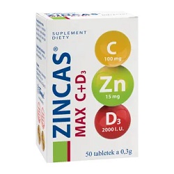 Zincas Max C+D3 tabl. 50 tabl. *