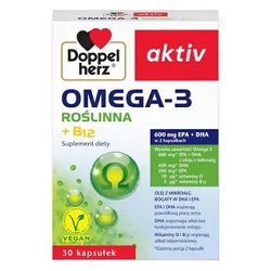 Doppelherz aktiv Omega-3 Roślinna 30 kaps. *