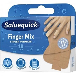 Plastry SALVEQUICK Finger Mix 18 szt.