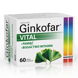 Ginkofar Vital tabl.powl. 60 tabl.