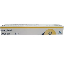 NovoFine, igły do penów insulinowych, 30G (0,3 mm) x 8 mm, 7 sztuk *