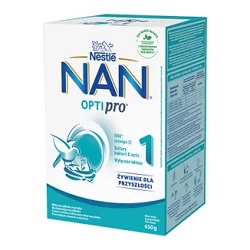 NESTLE NAN OPTIPRO 1 Mleko początkowe 650 g *