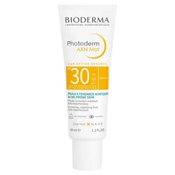 BIODERMA PHOTODERM AKN Mat SPF 30 Krem do do skóry tłustej i mieszanej, 40 ml *