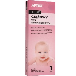 Test ciążowy hCG płytkowy APTEO 1 szt. *