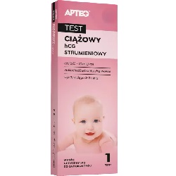 Test ciążowy hCG strumieniowy marki APTEO *