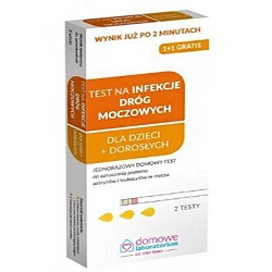 Test na infekcje dróg moczowych, dla dzieci + dorosłych - 2 szt. *
