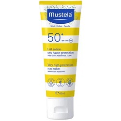 MUSTELA Mleczko przeciwsłoneczne bardzo wysoka ochrona SPF 50+ 40 ml *
