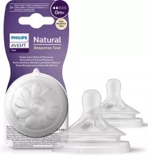 Avent responsywny smoczek do butelki przepływ 2 SCY962/02 2 szt. *