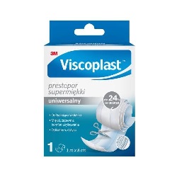 VISCOPLAST Prestovis Plus Bardzo Mocny Plaster 1m x 8 cm *