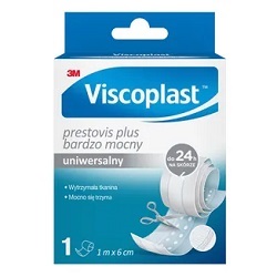VISCOPLAST Prestovis Plus Bardzo Mocny Plaster 1m x 6cm *