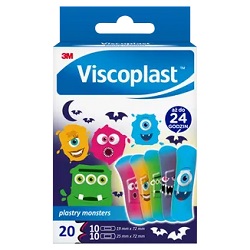 VISCOPLAST Plastry Monsters 20 szt. *