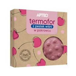 Termofor z pestek wiśni w pokrowcu Pink *