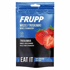 Frupp owoce liofilizowane truskawka bezglutenowe 13g*