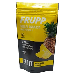 Frupp owoce liofilizowane ananas bezglutenowe 15g*