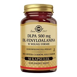 SOLGAR DLPA 500 mg kaps. 50 kaps *