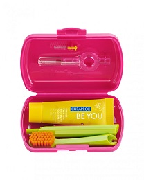 Curaprox Travel Set zestaw podróżny RED *