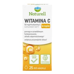 Naturell Witamina C Krople 25 ml *-dta ważnosci 31.08.2026