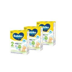 Zestaw Bebiko 2, mleko następne dla niemowląt powyżej 6. mie 3 x 600 g *+Bobofrut 150g