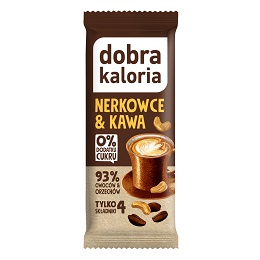 Baton daktylowy nerkowce & kawa bez cukru Dobra Kaloria 35g*