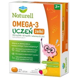 Naturell Omega 3 Uczeń żelki 27 szt. *