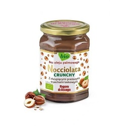 Nocciolata, krem z orzechów laskowych i kakao, crunchy, bezglutenowy, 250g *