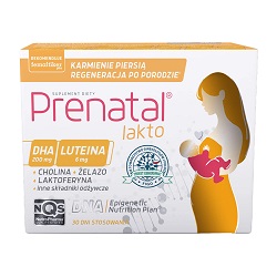 Prenatal Lakto 30 kapsułek twardych + 30 kapsułek miękkich *
