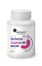 Aliness Berberine Sulphate 98% 400 mg 60 kaps. *