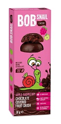 Przekąska CHOCO jabłko-malina w ciemniej czekoladzie Bob Snail 30g*
