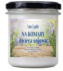 Świeca sojowa na komary150ml -YOUR CAND*