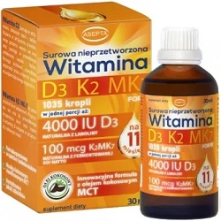 Witamina D3 K2 MK7 krop. 30 ml  ASEPTA *