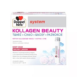 Doppelherz System Kollagen Beauty malina jagoda 30 amp*