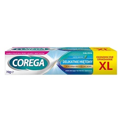 Corega Super Mocny delikatnie miętowy krem XL70g *