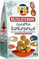 Ciastka kokosowe bez cukru bezglutenowe 100g*