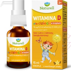 Naturell Witamina D dla dzieci krop. 15 ml *